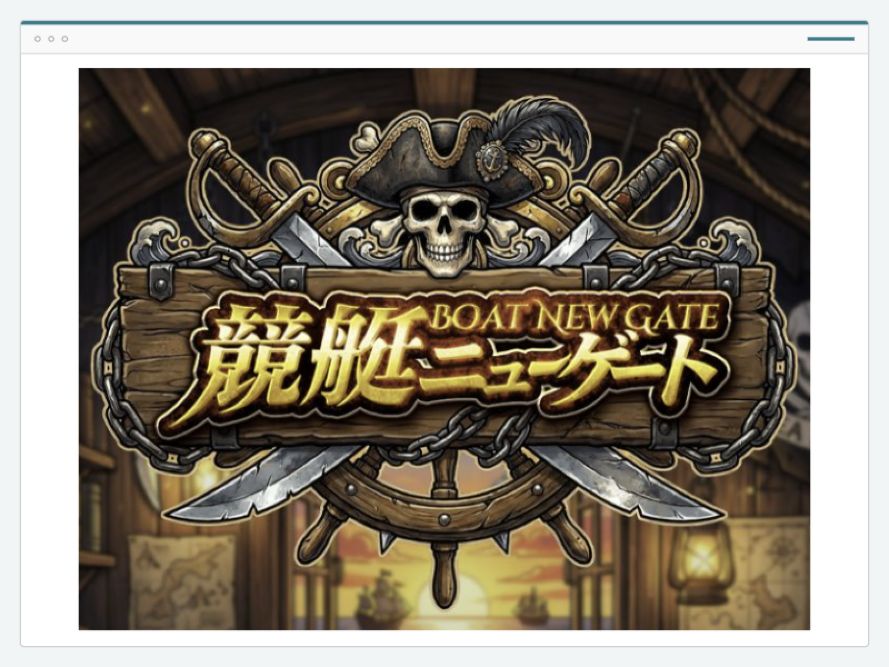 競艇ニューゲートのサイト画面
